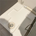 台洗濯機排水口詰まり除去と清掃